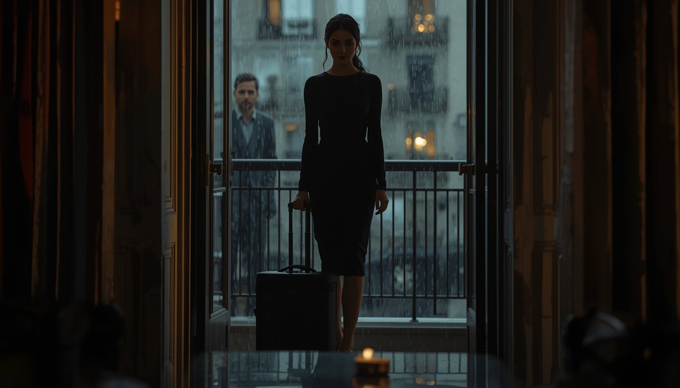 She Left With His Silence