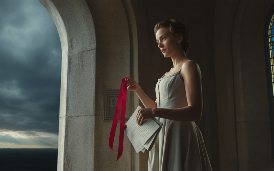 The Crimson Ribbon in the Bell Tower