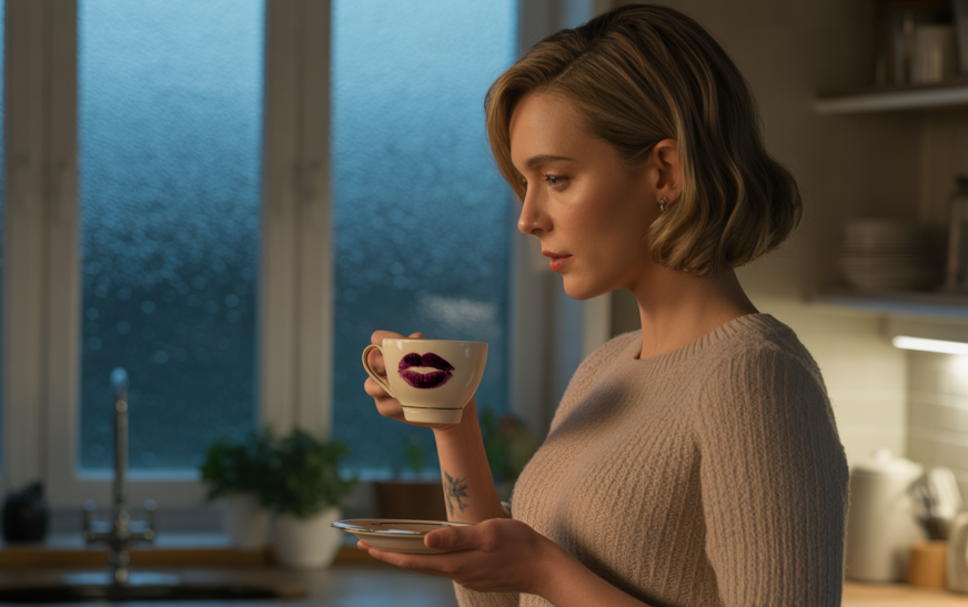 The Lipstick Mark on the Coffee Cup