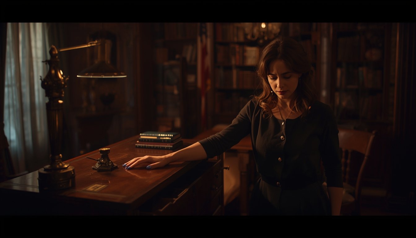 The Locked Drawer in His Study